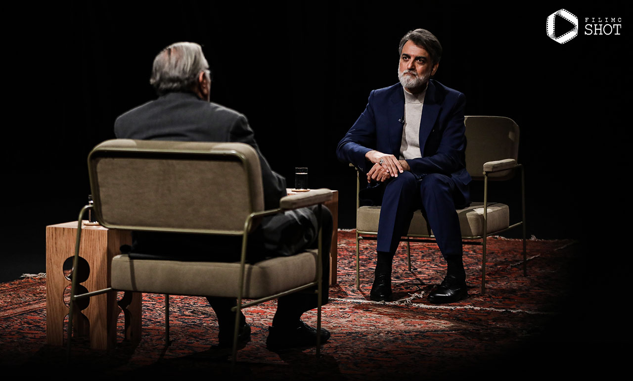 دکتر مهدی گلشنی و علی درستکار در برنامه سپنج 