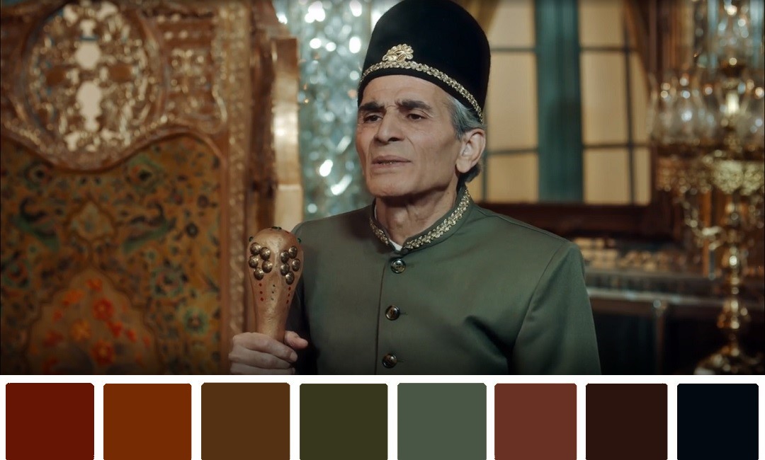 پالت رنگی قسمت بیست و یکم سریال جیران