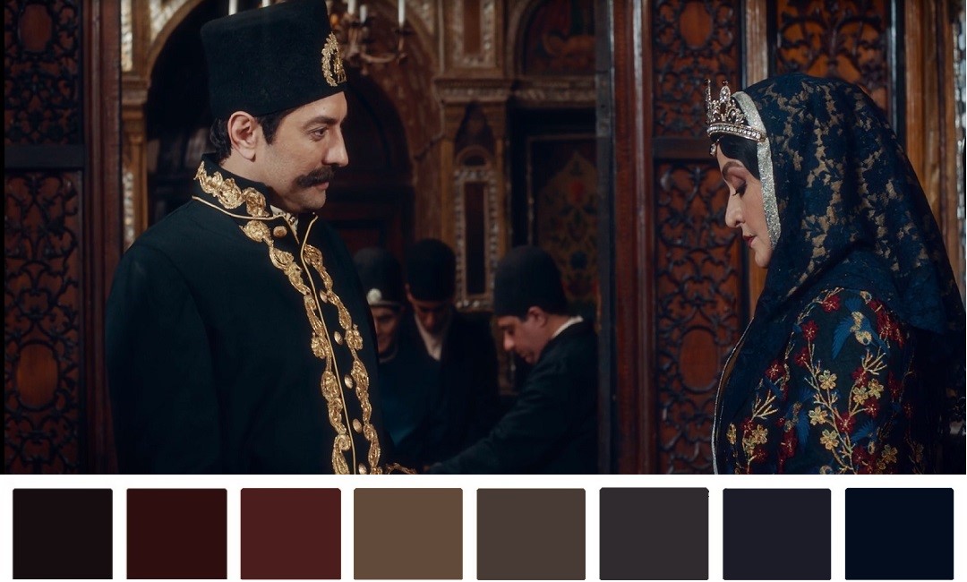 پالت رنگی قسمت پنجم سریال جیران