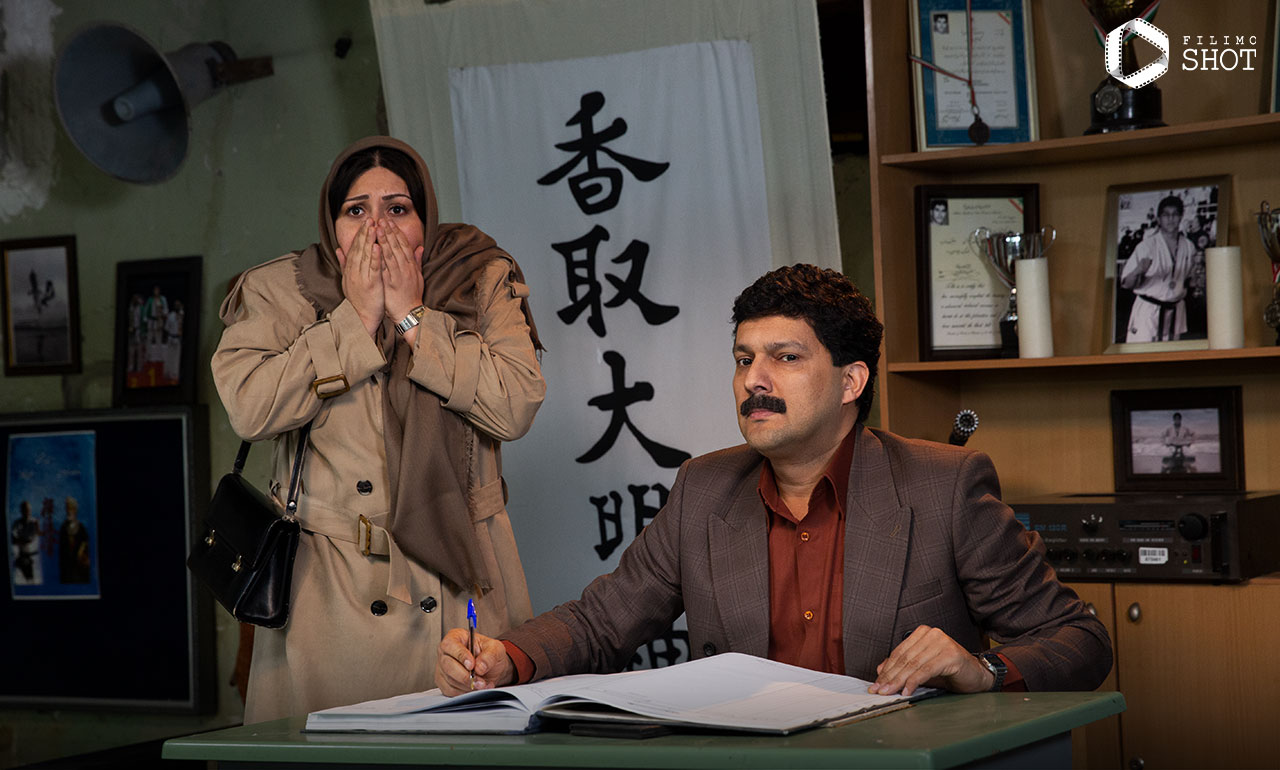 حامد بهداد و باران کوثری در فیلم گیجگاه
