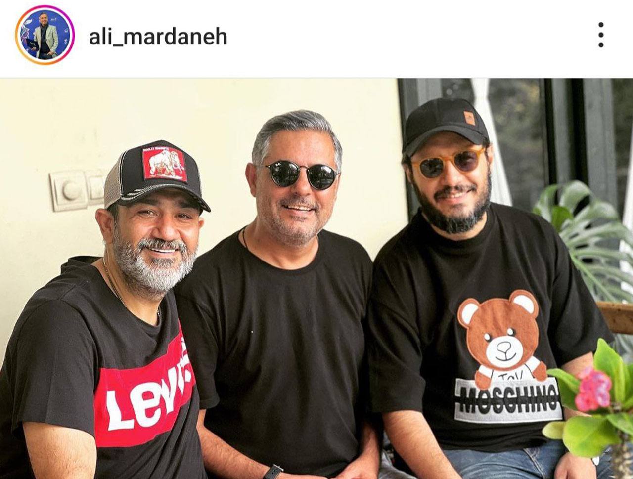 علی مردانه، جواد عزتی و مهران غفوریان 