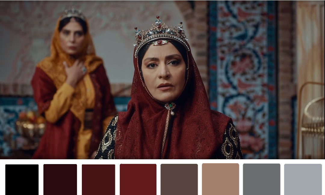 پالت رنگی قسمت پنجم سریال جیران