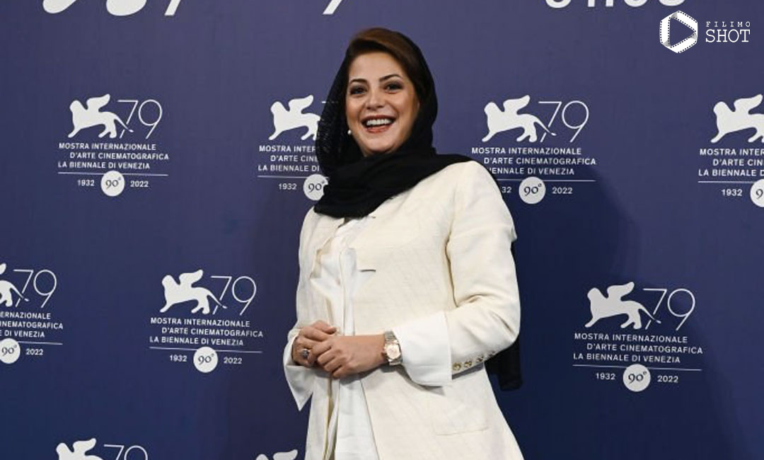 طناز طباطبایی در مراسم فوتوکال فیلم بی رویا در جشنواره فیلم ونیز 2022