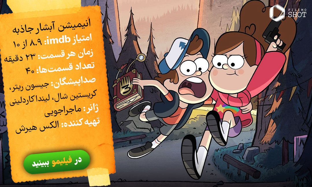 دوبله انیمیشن آبشار جاذبه از فیلیمو