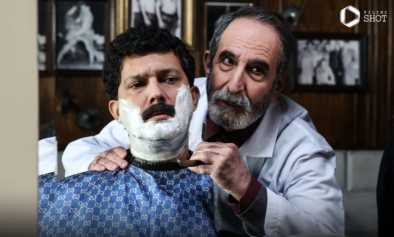 فرهاد آییش و حامد بهداد در فیلم گیجگاه