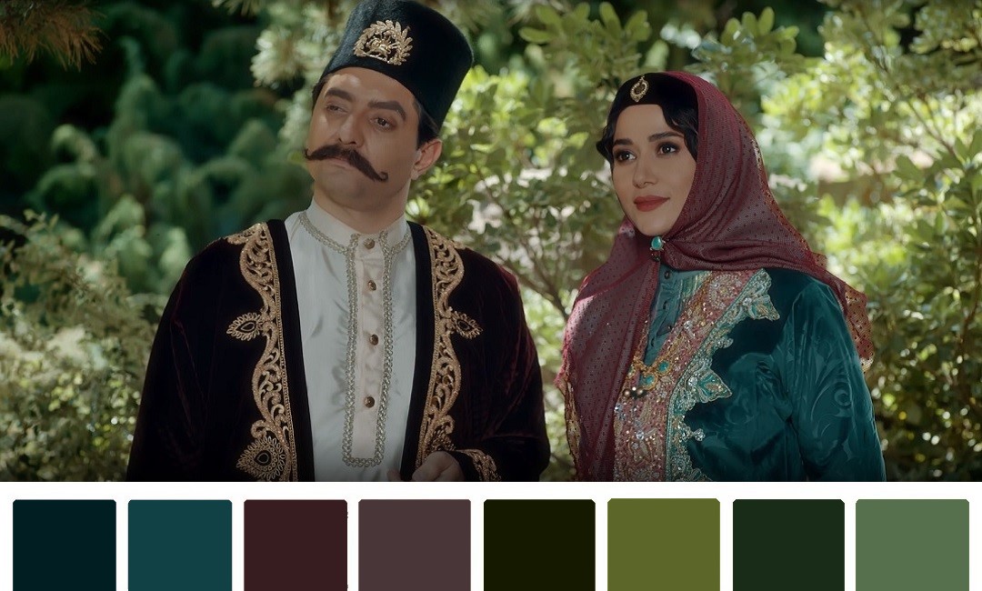 بهرام رادان و پریناز ایزدیار در سریال جیران 