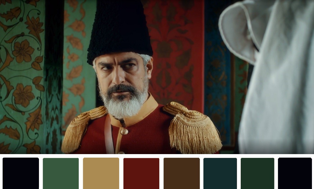پالت رنگی قسمت بیست و یکم سریال جیران