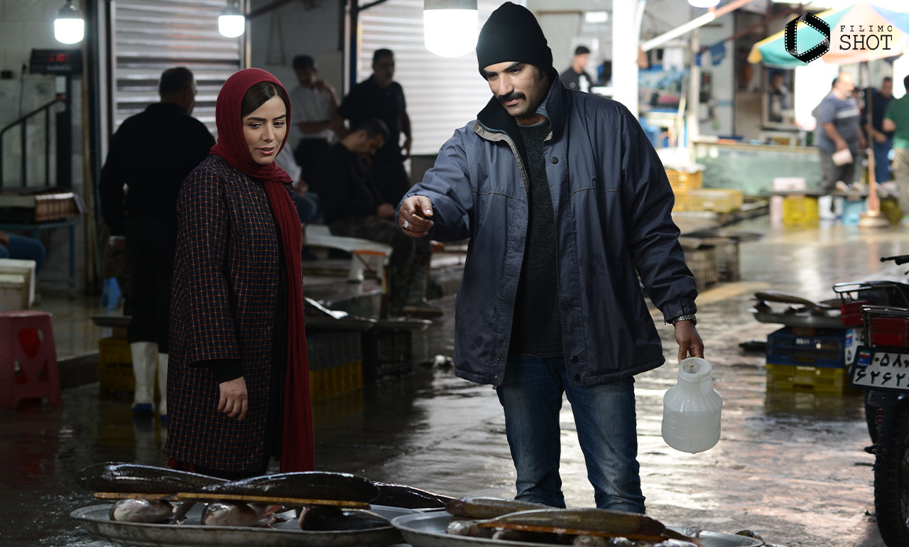 رضا یزدانی و سپیده آرمان در نمایی از فیلم آهو