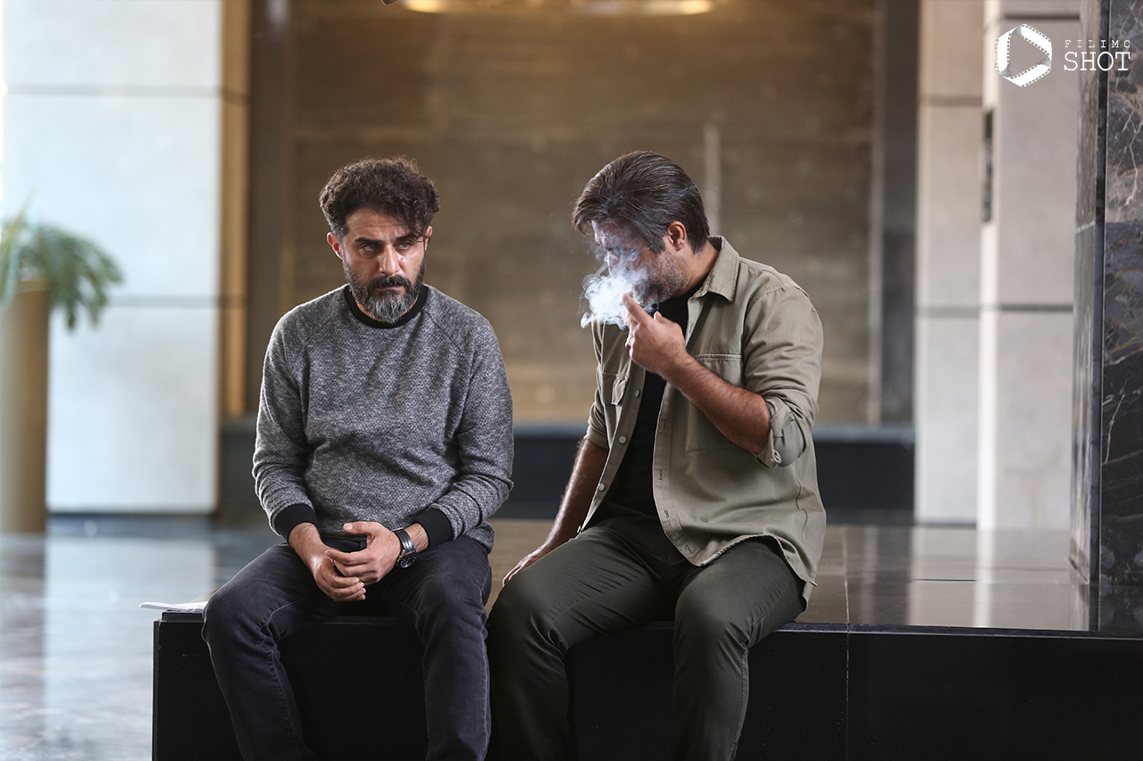 پژمان جمشیدی و وحید رهبانی در فیلم یادگار جنوب